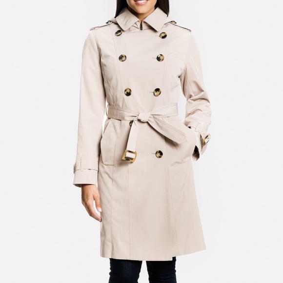 London Fog Jackets & Blazers - London Fog Audrey Classic Double-Breasted Trench